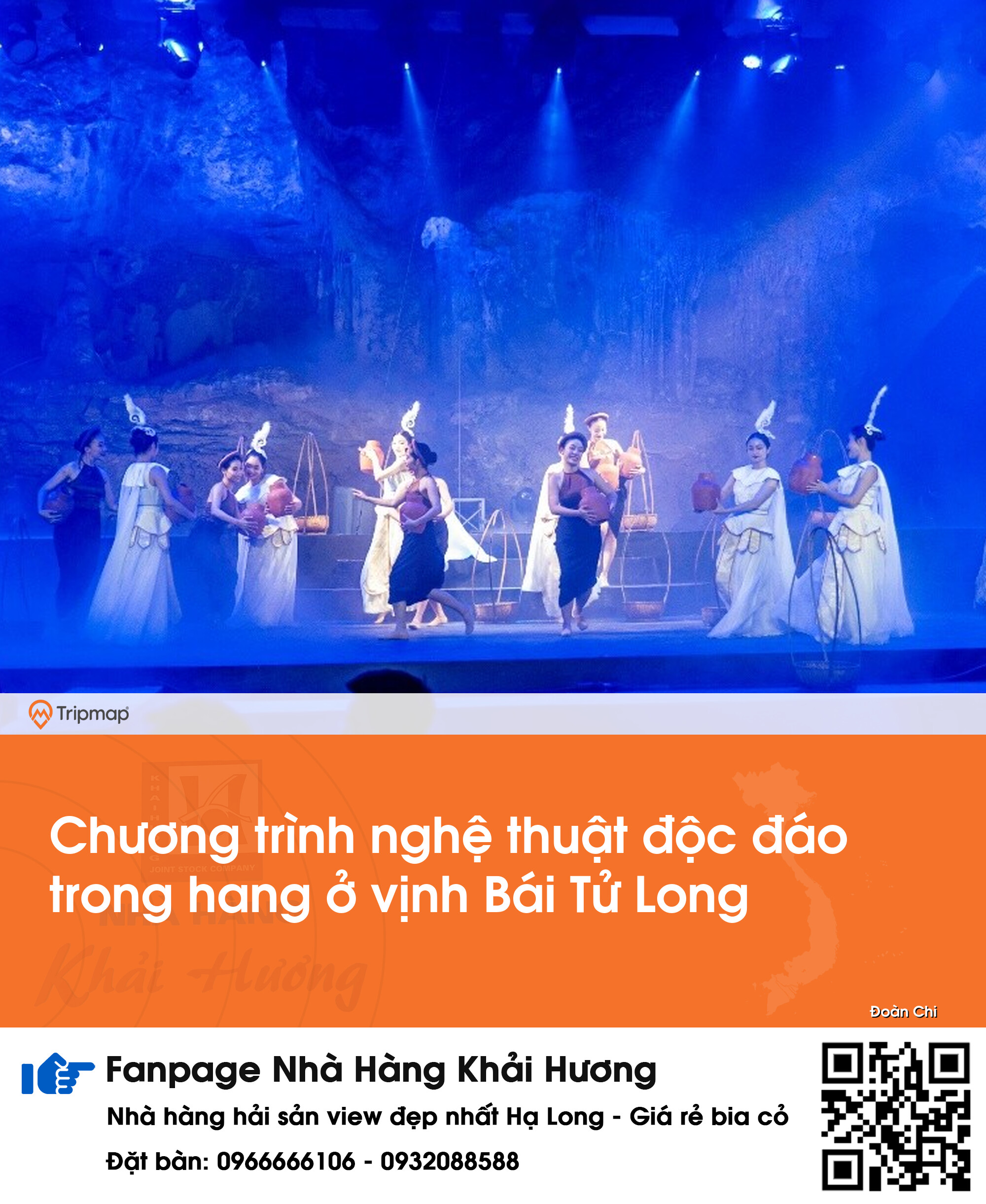 Chương trình nghệ thuật độc đáo trong hang ở vịnh Bái Tử Long