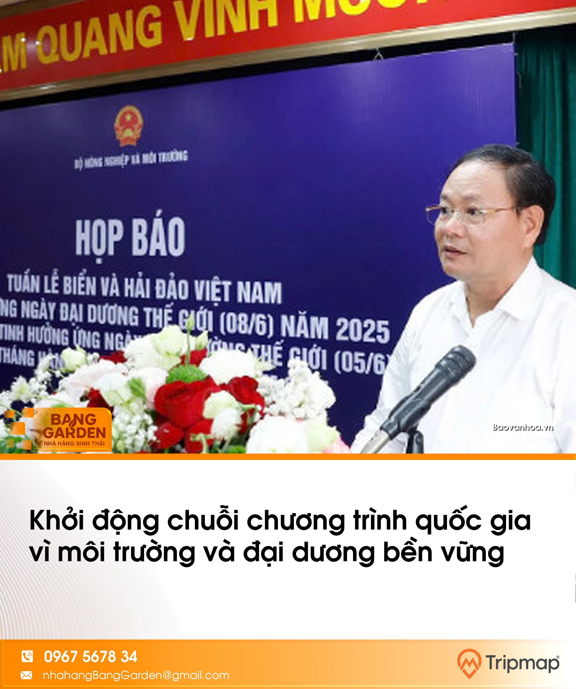 Khởi động chuỗi chương trình quốc gia vì môi trường và đại dương bền vững