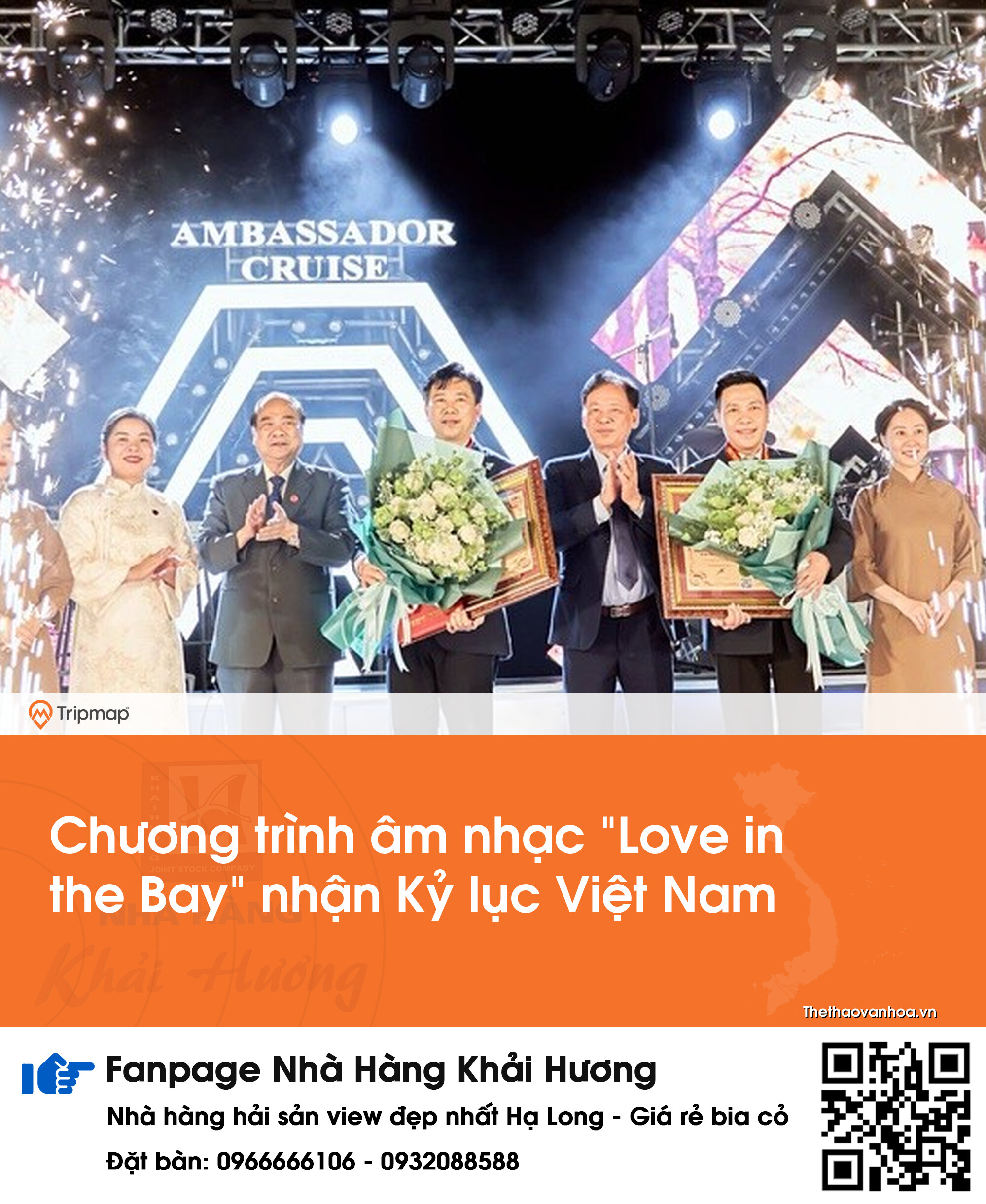 Chương trình âm nhạc "Love in the Bay" nhận Kỷ lục Việt Nam