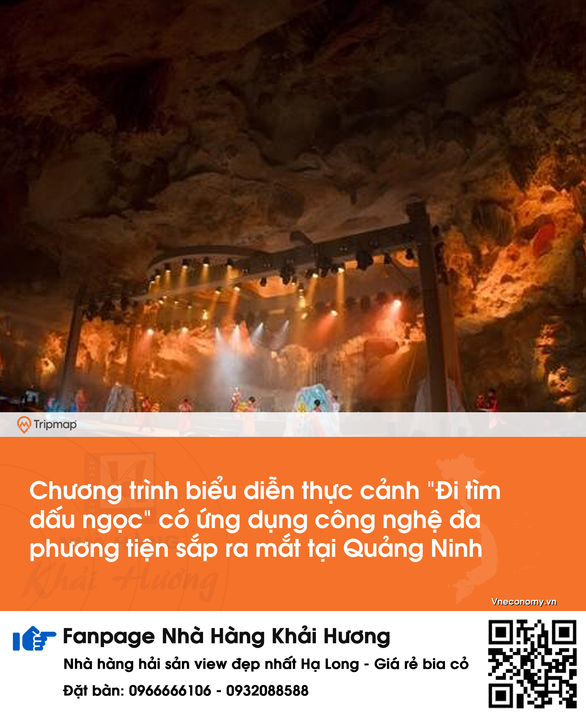 Chương trình biểu diễn thực cảnh "Đi tìm dấu ngọc" có ứng dụng công nghệ đa phương tiện sắp ra mắt tại Quảng Ninh