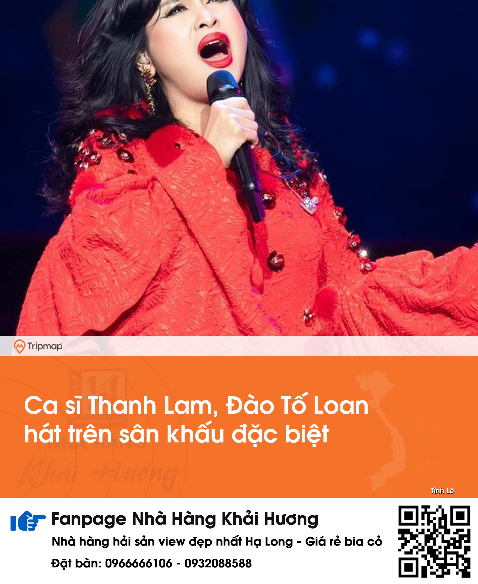 Ca sĩ Thanh Lam, Đào Tố Loan hát trên sân khấu đặc biệt
