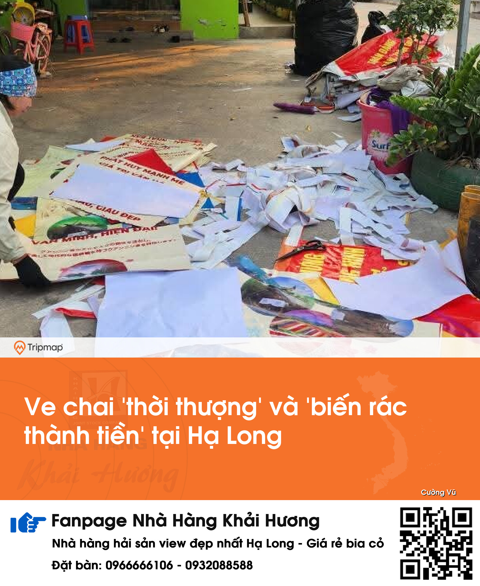 Ve chai 'thời thượng' và 'biến rác thành tiền' tại Hạ Long