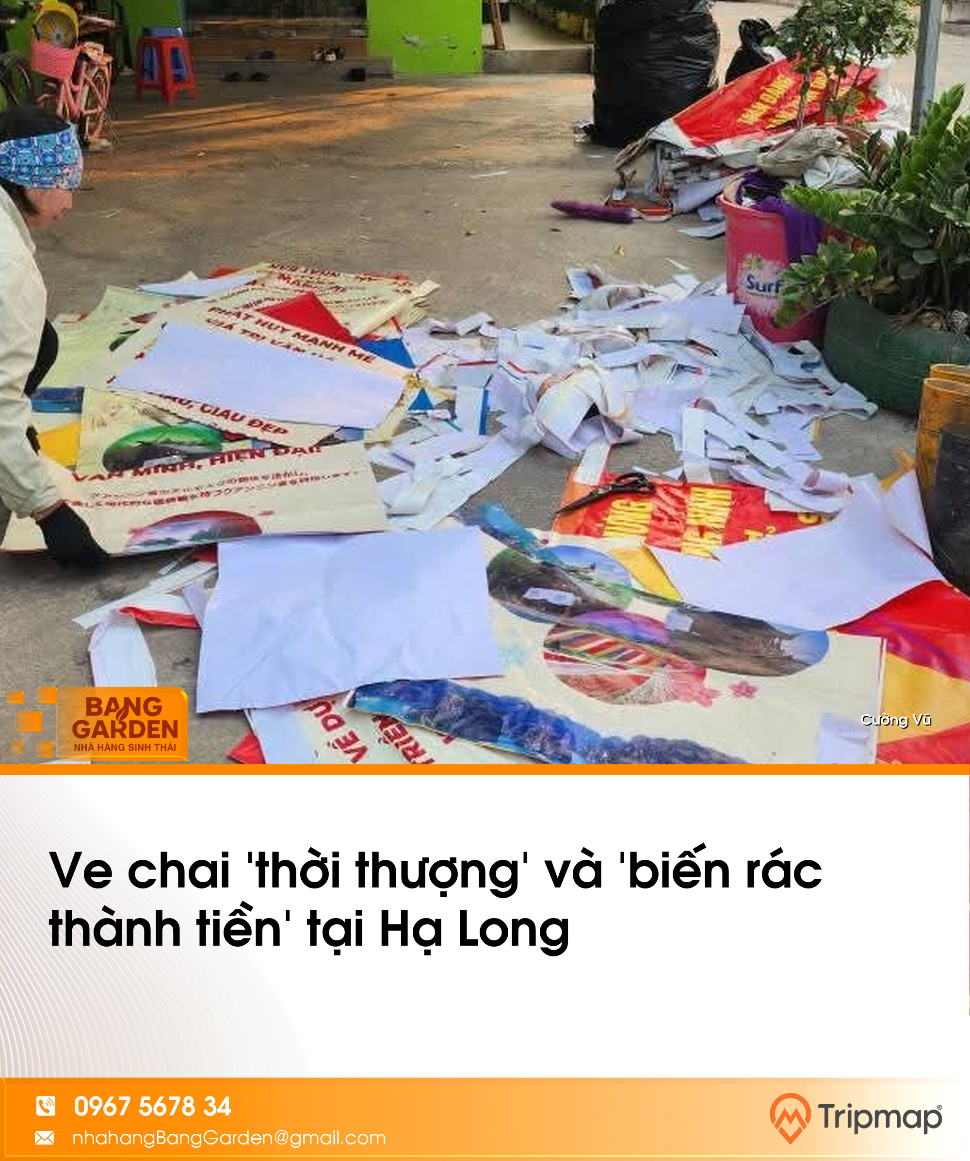 Ve chai 'thời thượng' và 'biến rác thành tiền' tại Hạ Long