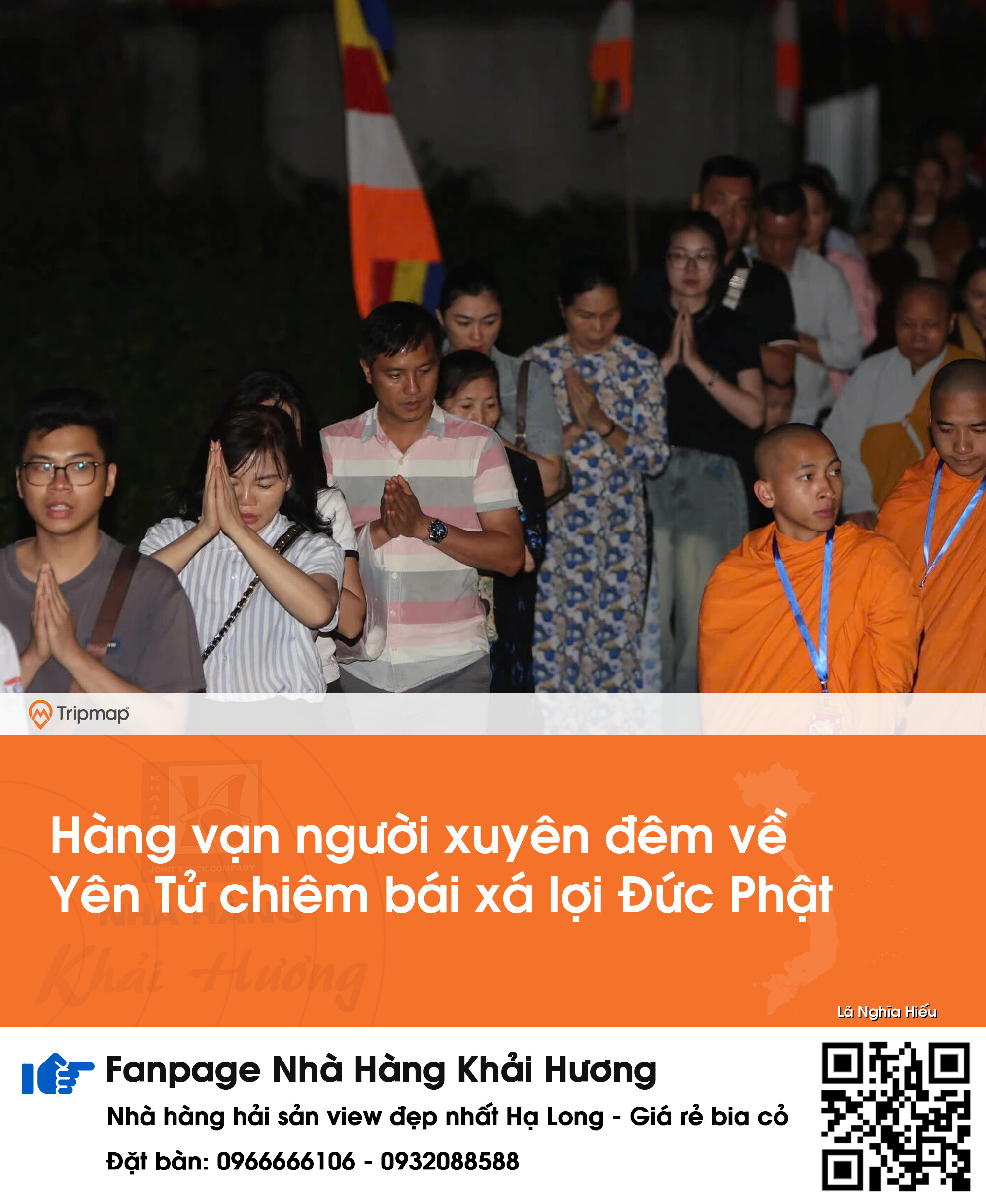 Hàng vạn người xuyên đêm về Yên Tử chiêm bái xá lợi Đức Phật