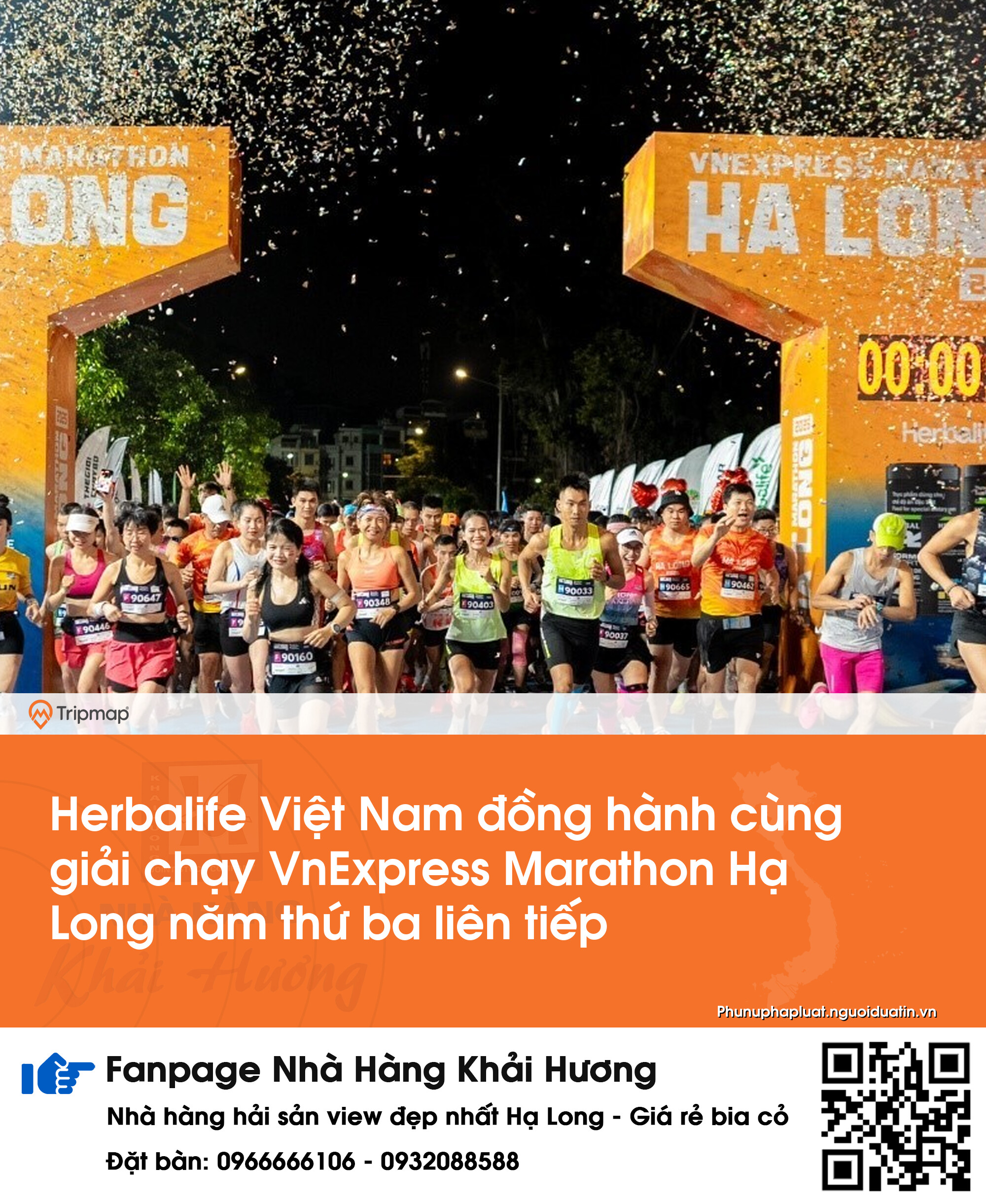 Herbalife Việt Nam đồng hành cùng giải chạy VnExpress Marathon Hạ Long năm thứ ba liên tiếp