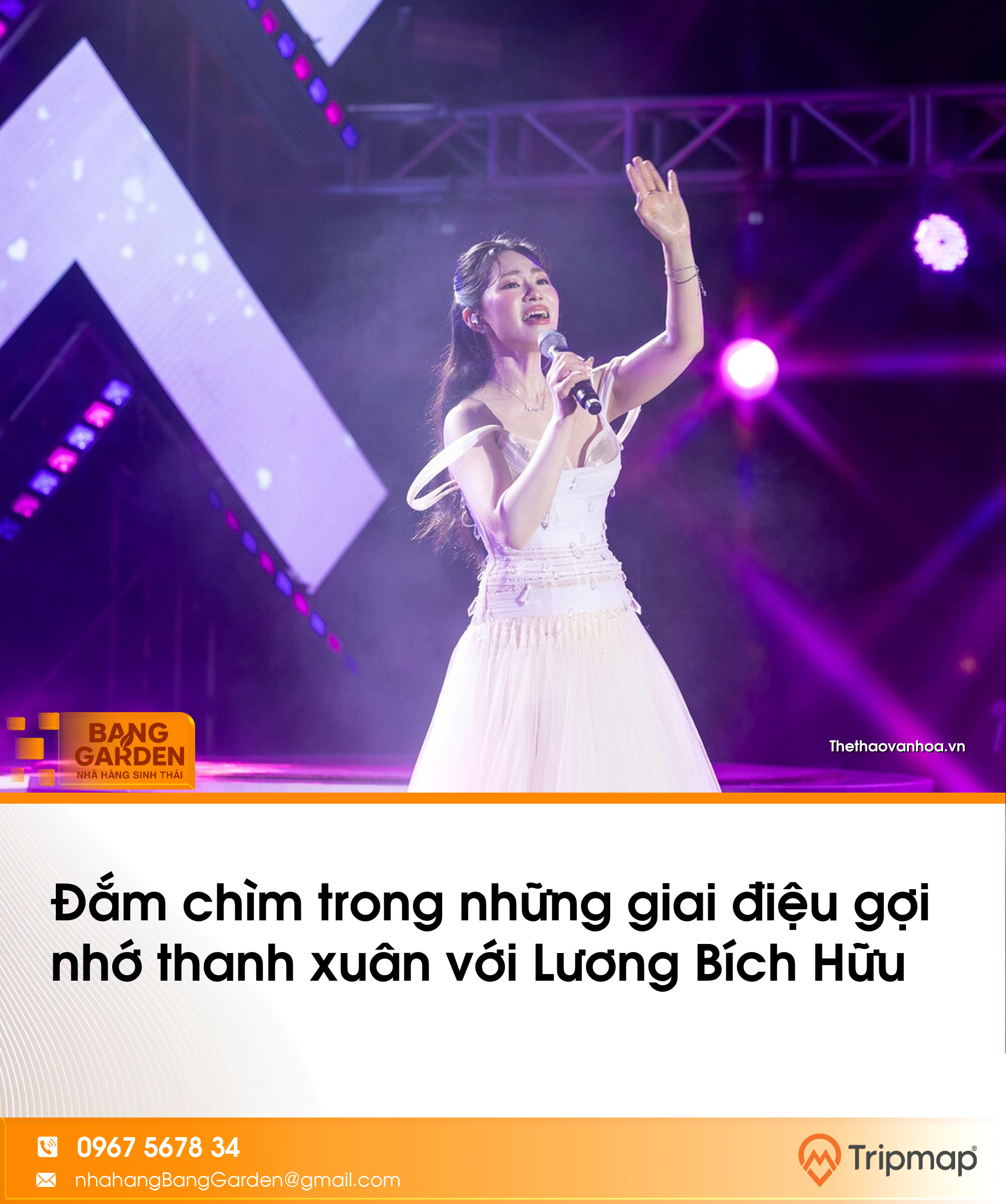 Đắm chìm trong những giai điệu gợi nhớ thanh xuân với Lương Bích Hữu