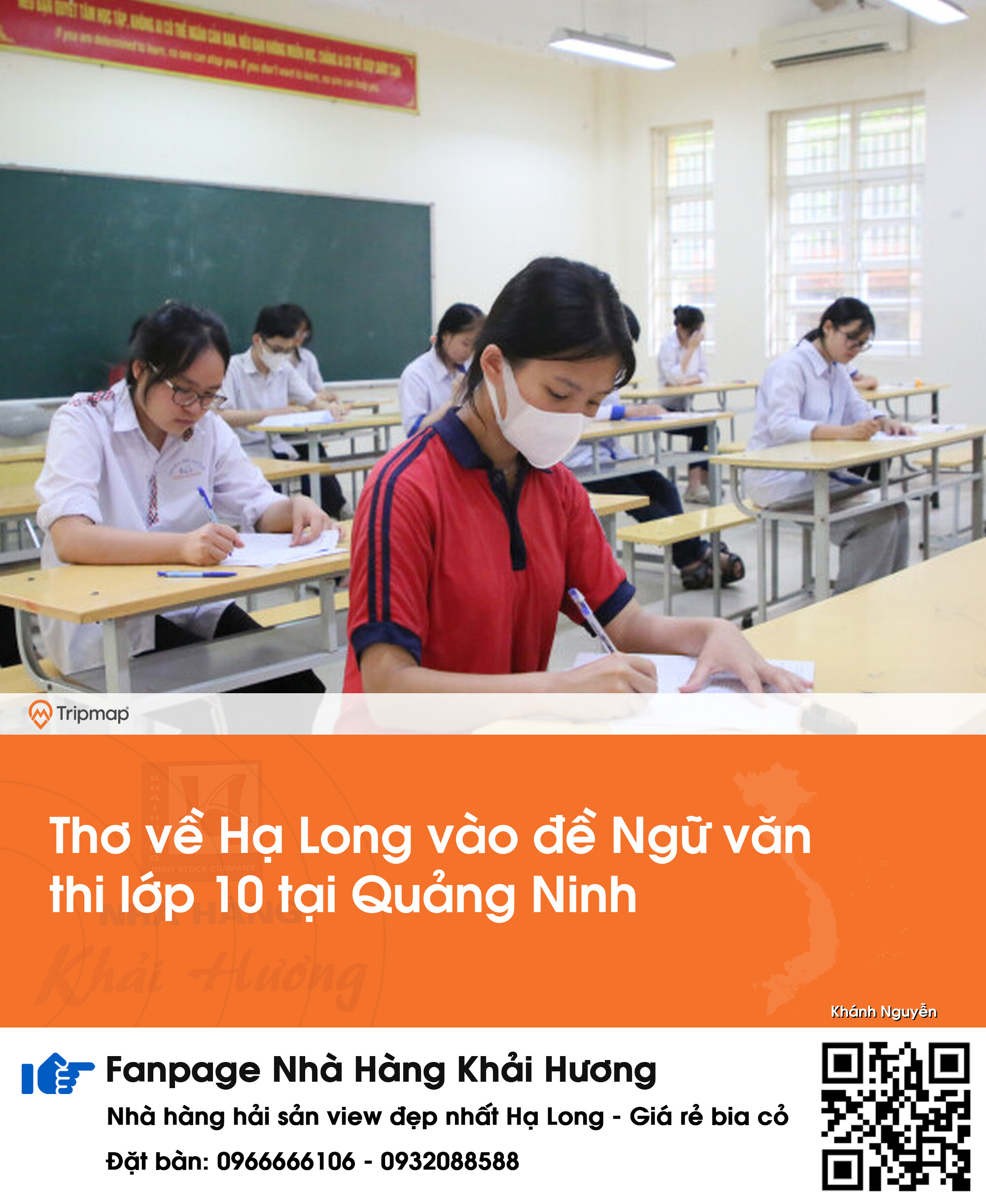 Thơ về Hạ Long vào đề Ngữ văn thi lớp 10 tại Quảng Ninh