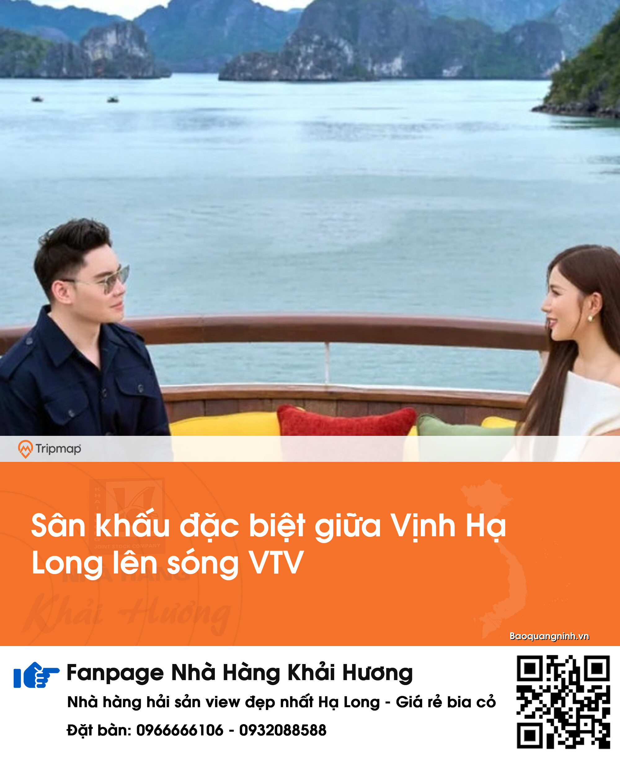 Sân khấu đặc biệt giữa Vịnh Hạ Long lên sóng VTV