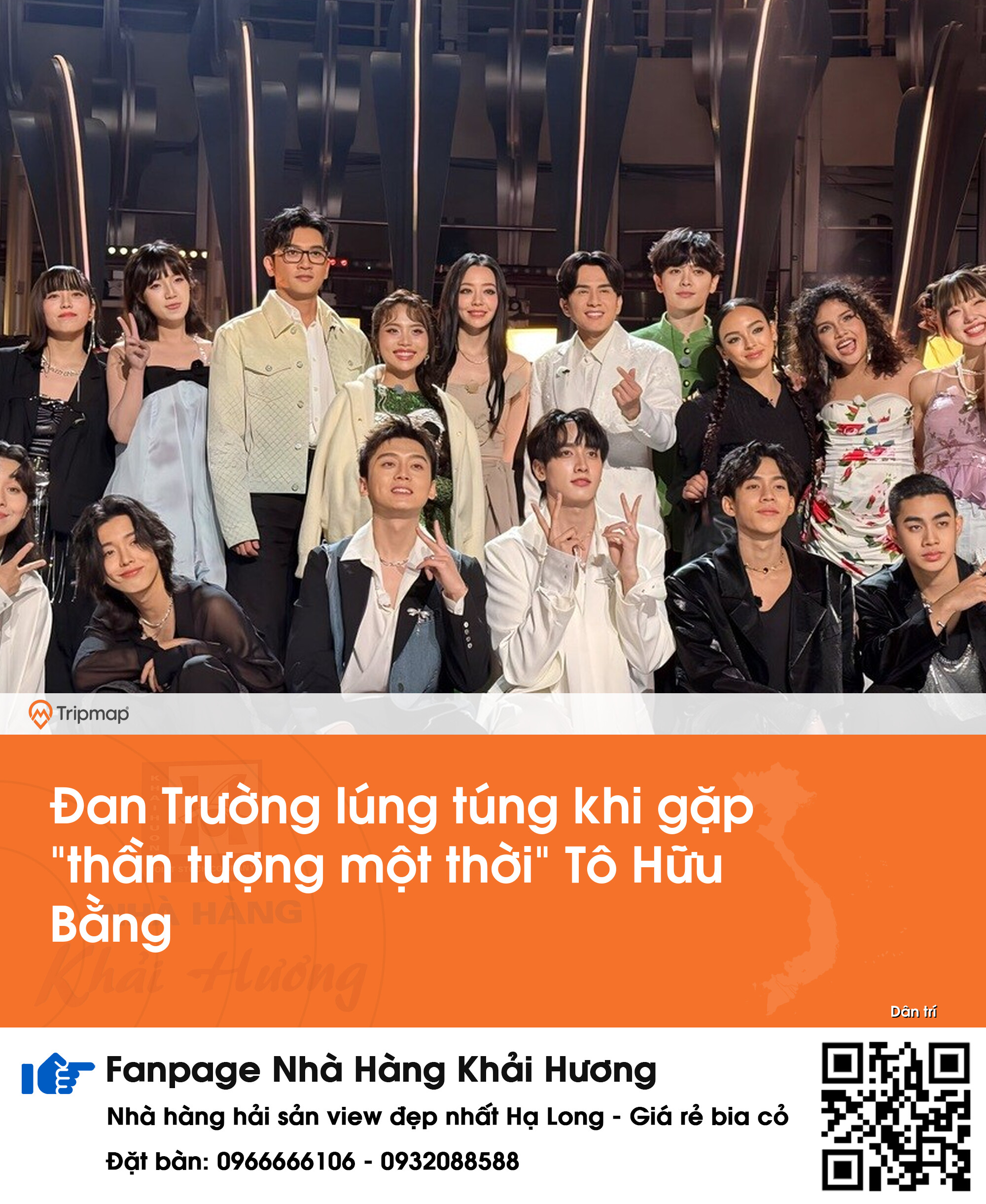 Đan Trường lúng túng khi gặp "thần tượng một thời" Tô Hữu Bằng
