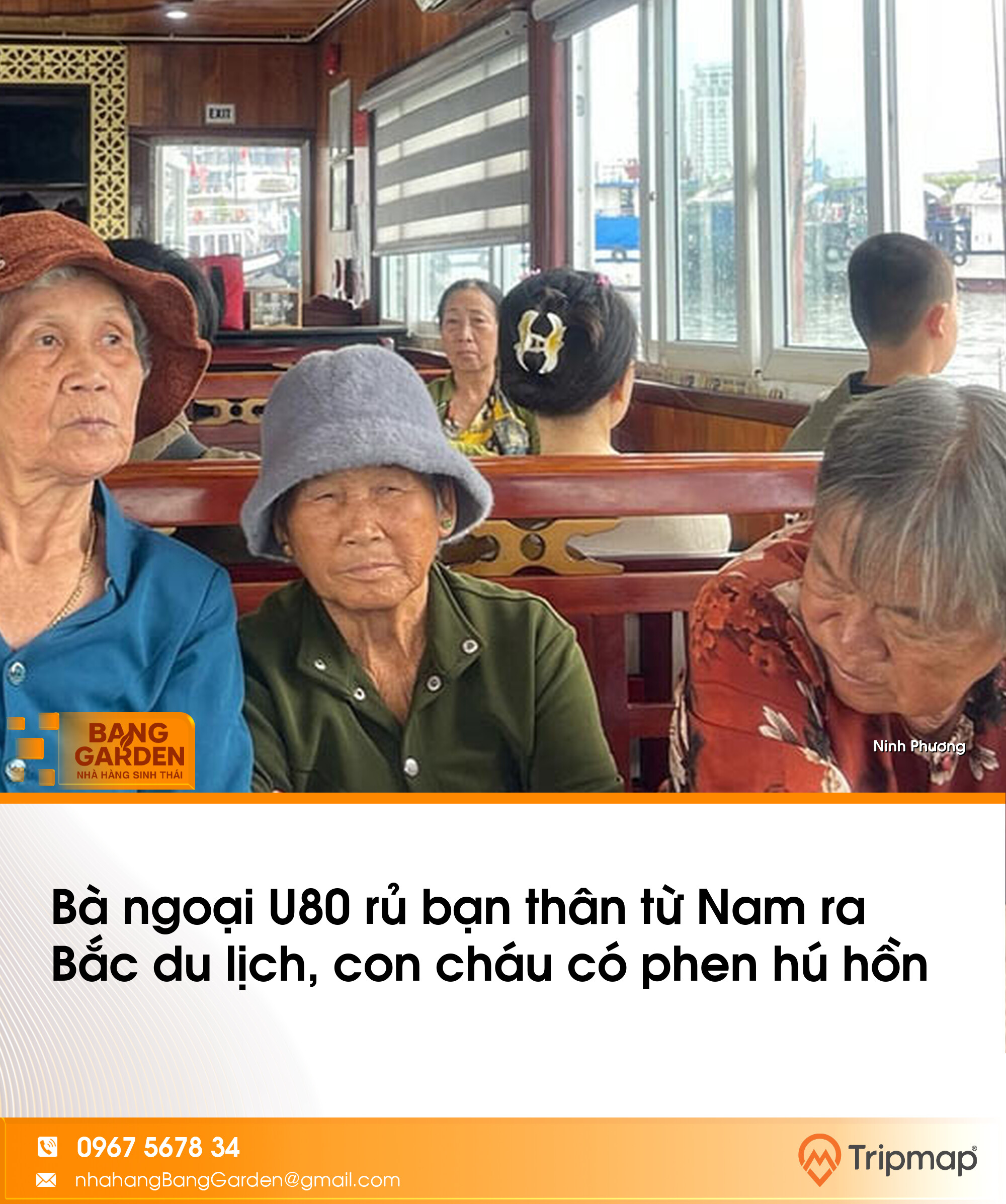 Bà ngoại U80 rủ bạn thân từ Nam ra Bắc du lịch, con cháu có phen hú hồn