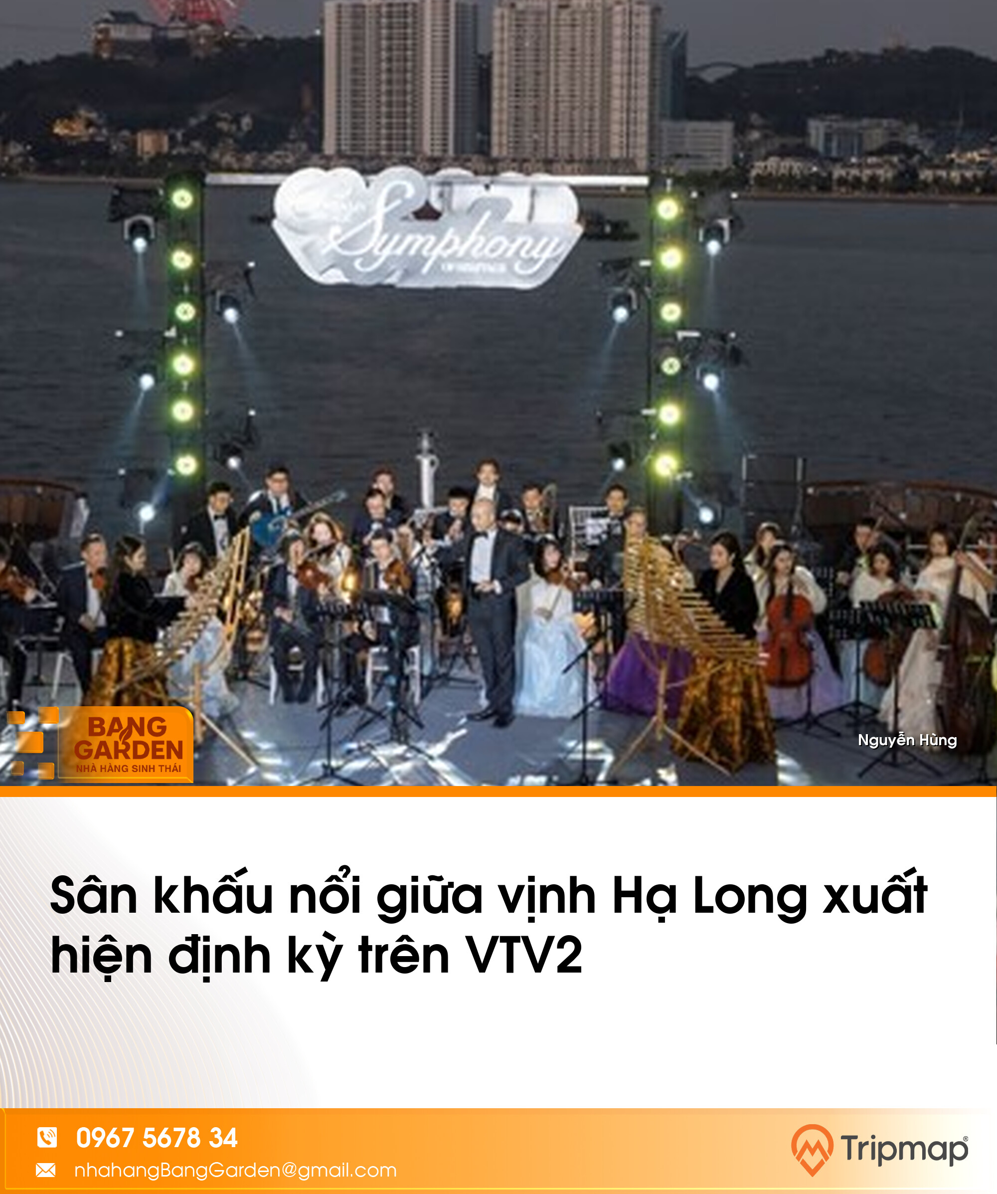 Sân khấu nổi giữa vịnh Hạ Long xuất hiện định kỳ trên VTV2