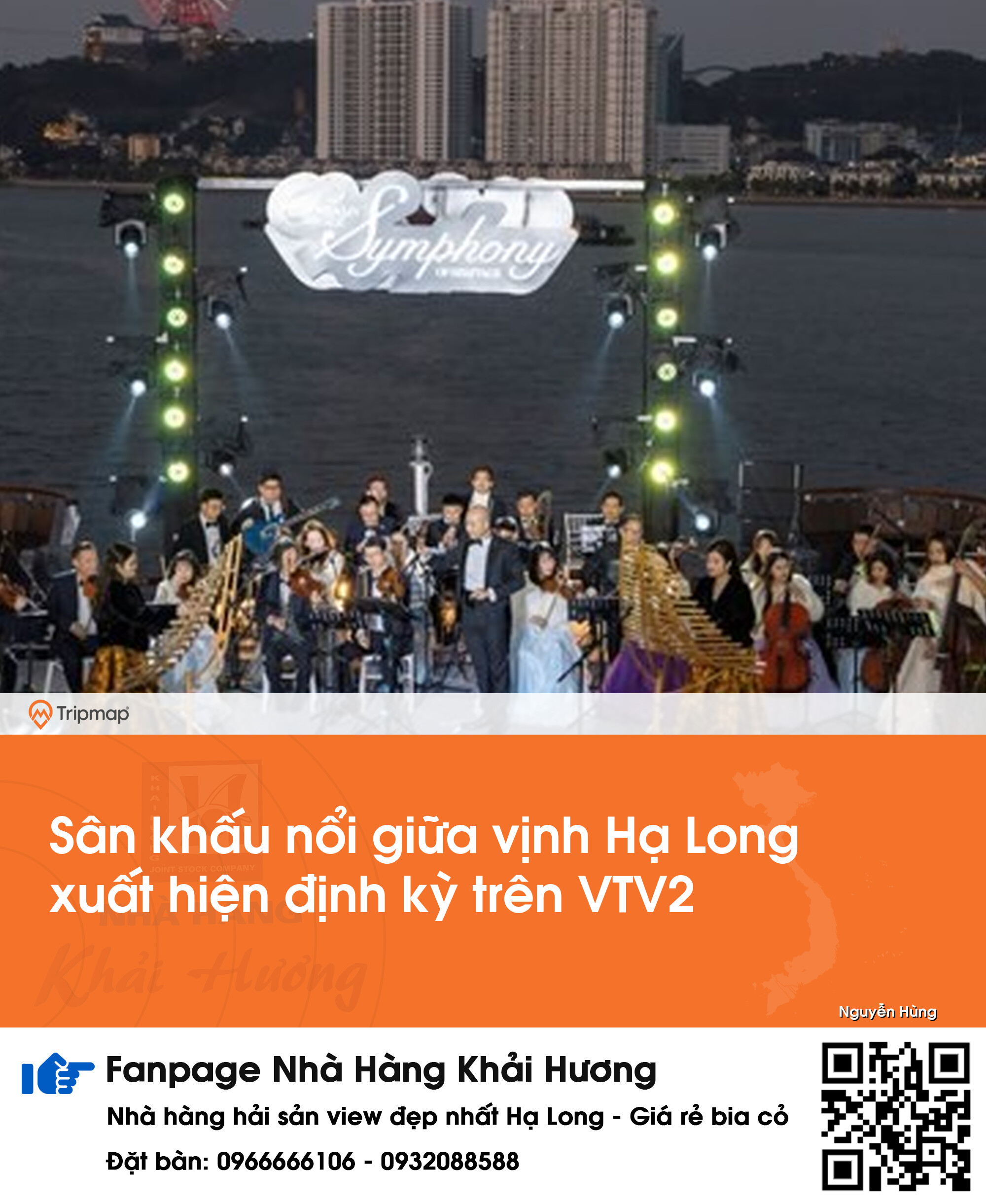 Sân khấu nổi giữa vịnh Hạ Long xuất hiện định kỳ trên VTV2