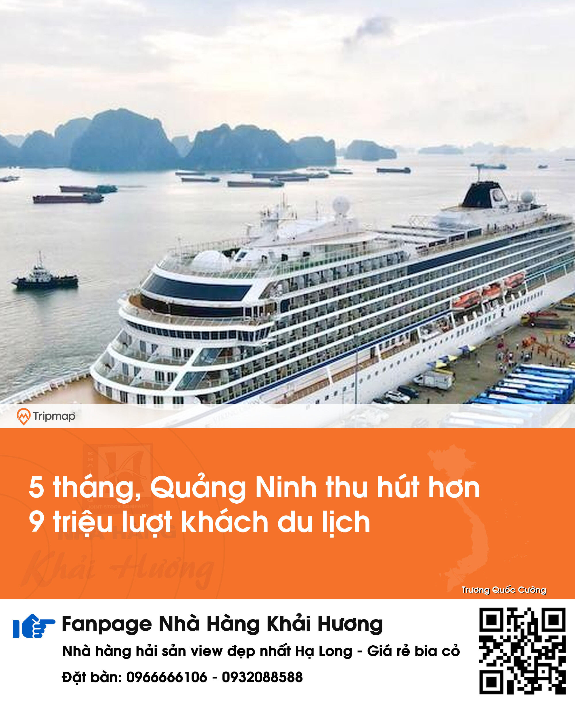 5 tháng, Quảng Ninh thu hút hơn 9 triệu lượt khách du lịch