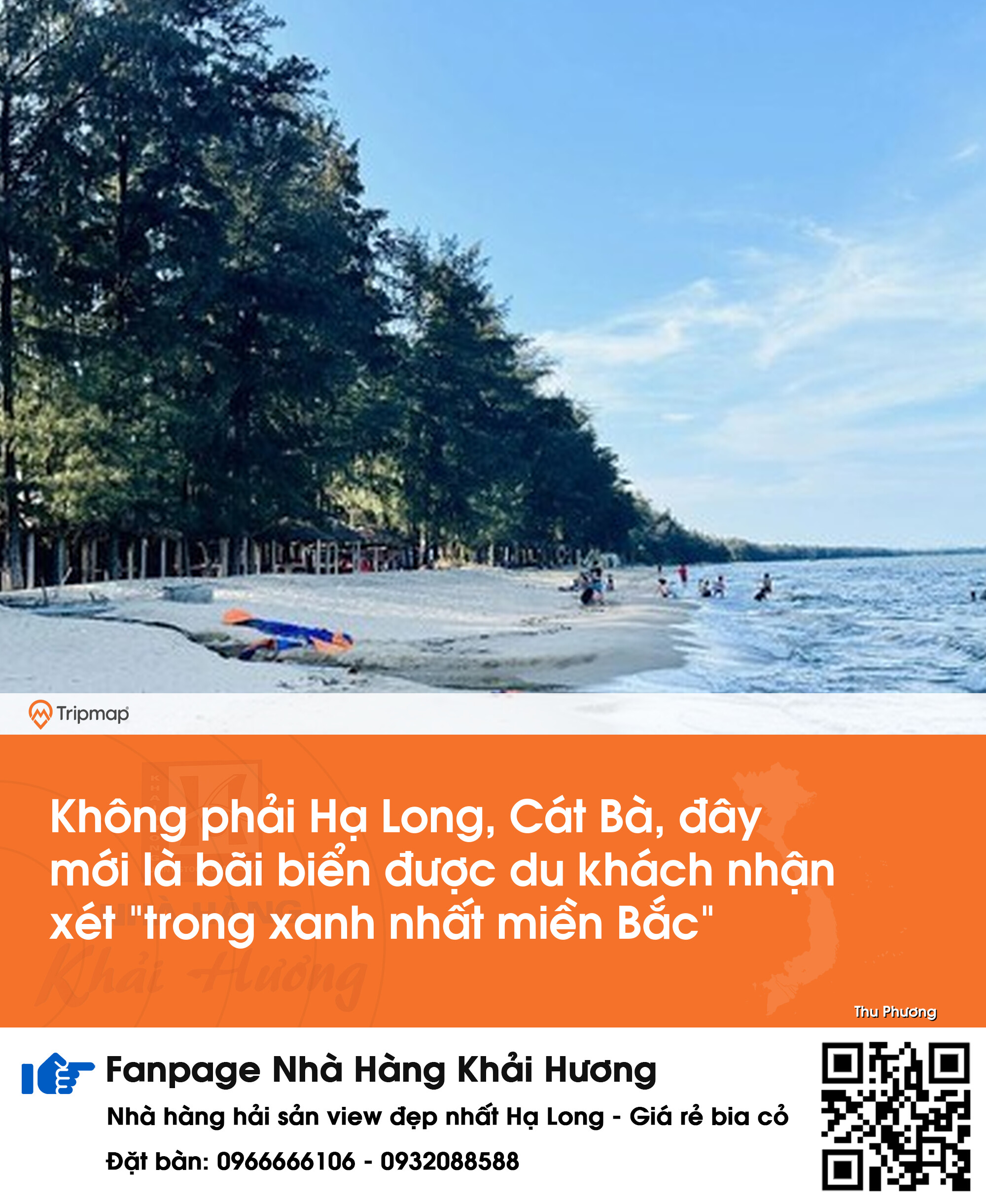 Không phải Hạ Long, Cát Bà, đây mới là bãi biển được du khách nhận xét "trong xanh nhất miền Bắc"