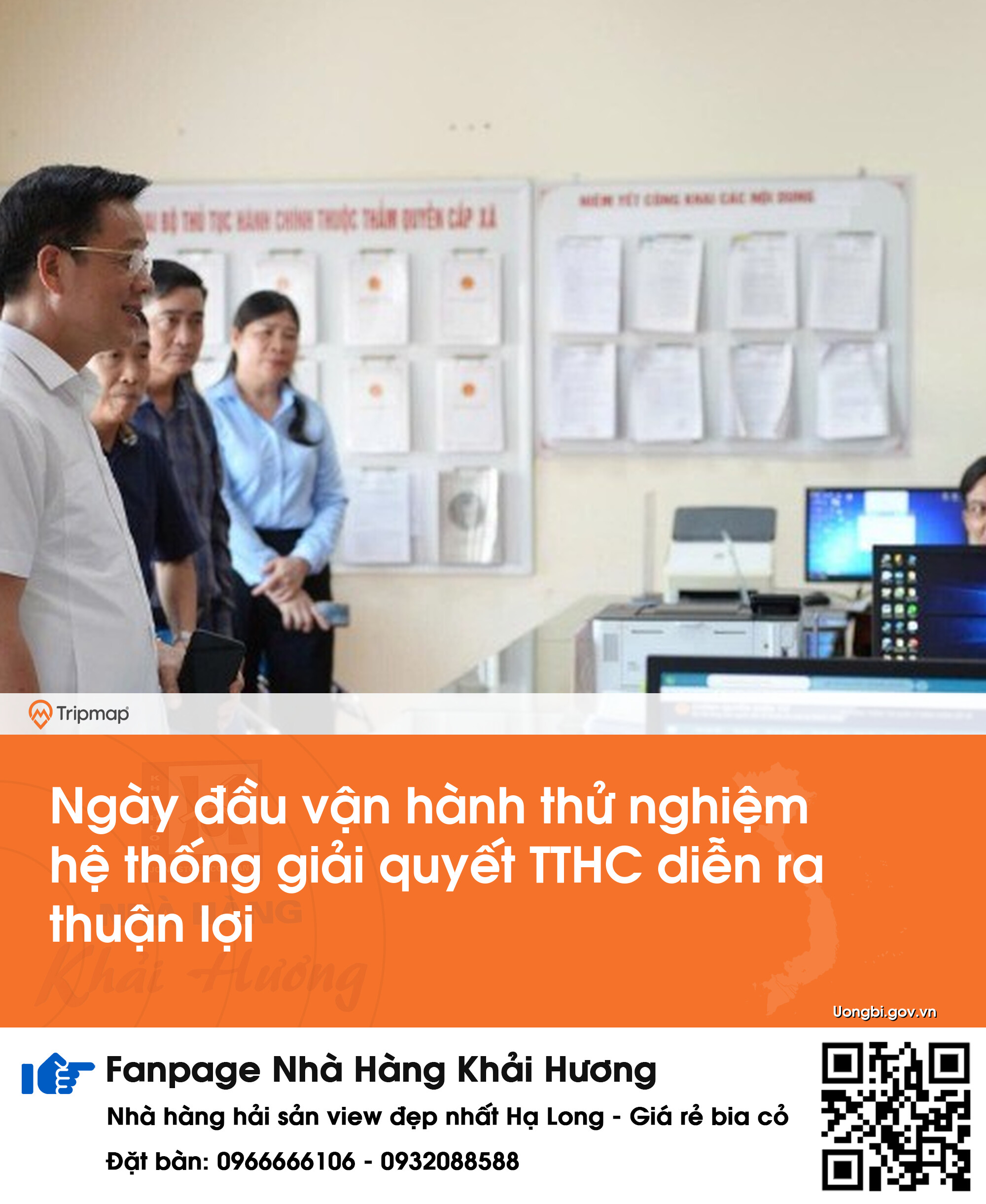 Ngày đầu vận hành thử nghiệm hệ thống giải quyết TTHC diễn ra thuận lợi
