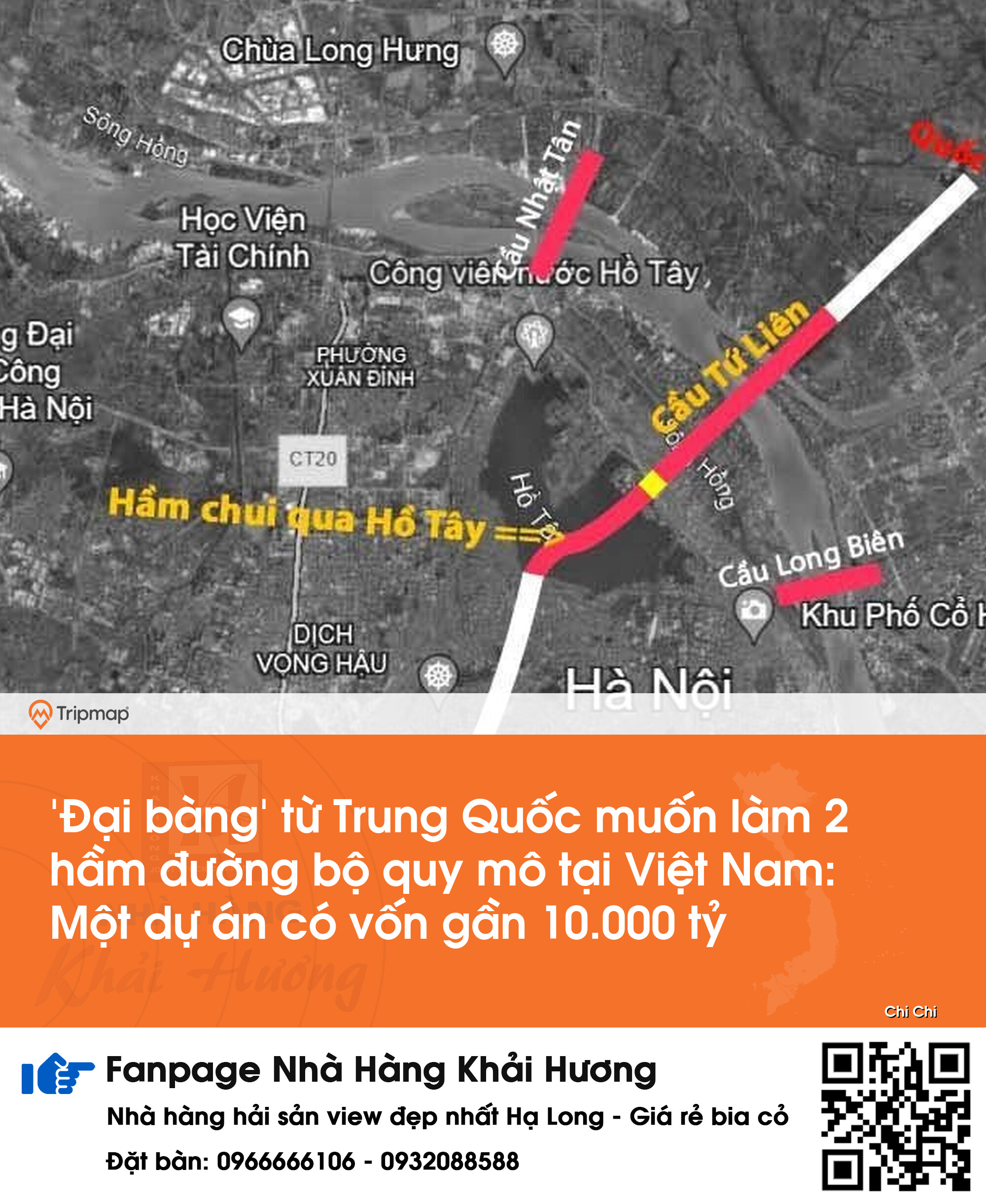 ‘Đại bàng’ từ Trung Quốc muốn làm 2 hầm đường bộ quy mô tại Việt Nam: Một dự án có vốn gần 10.000 tỷ