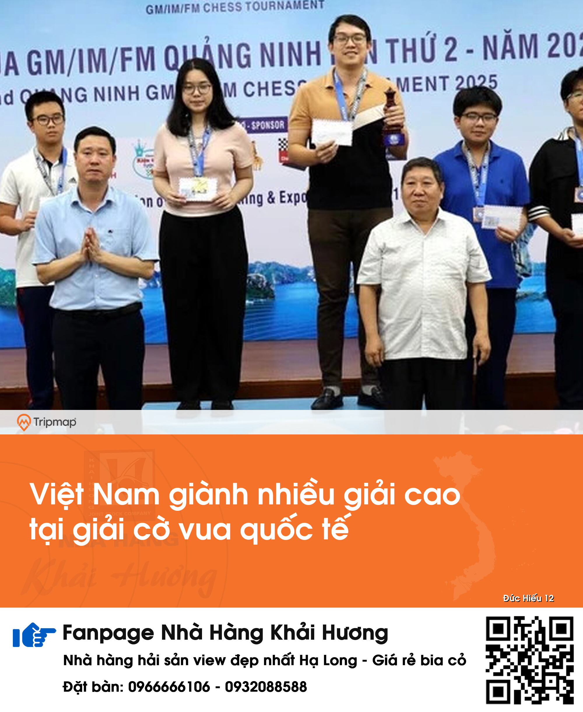 Việt Nam giành nhiều giải cao tại giải cờ vua quốc tế