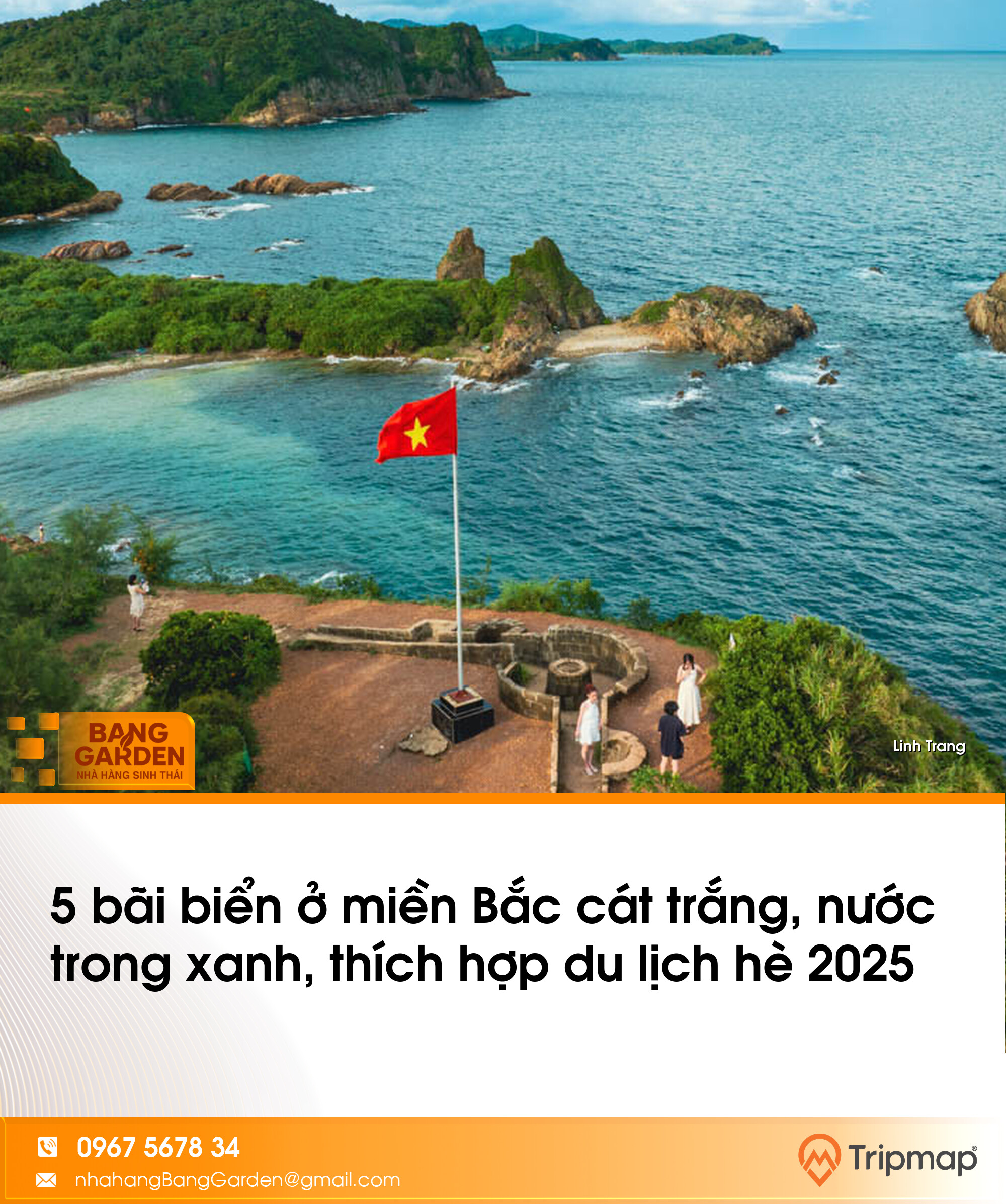 5 bãi biển ở miền Bắc cát trắng, nước trong xanh, thích hợp du lịch hè 2025