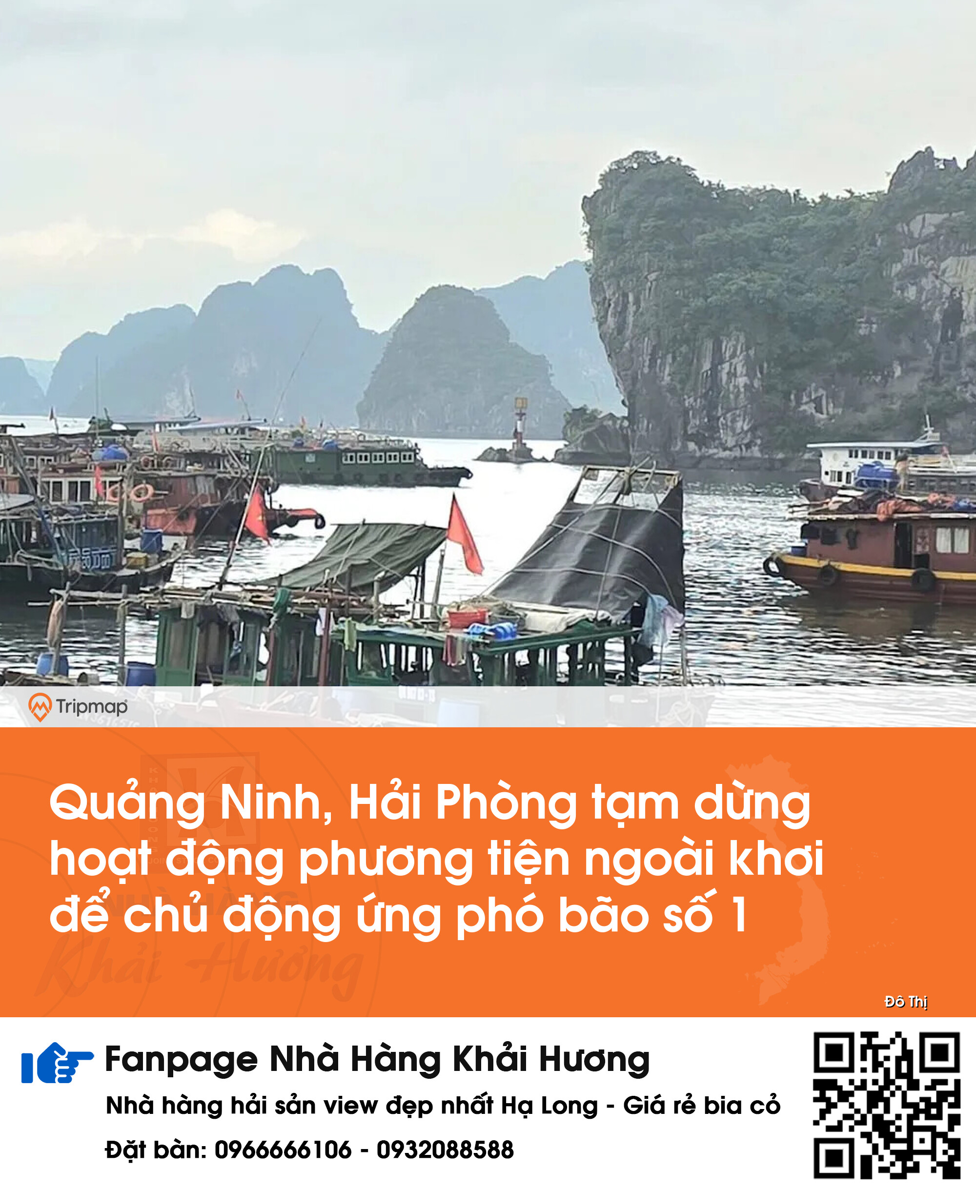 Quảng Ninh, Hải Phòng tạm dừng hoạt động phương tiện ngoài khơi để chủ động ứng phó bão số 1