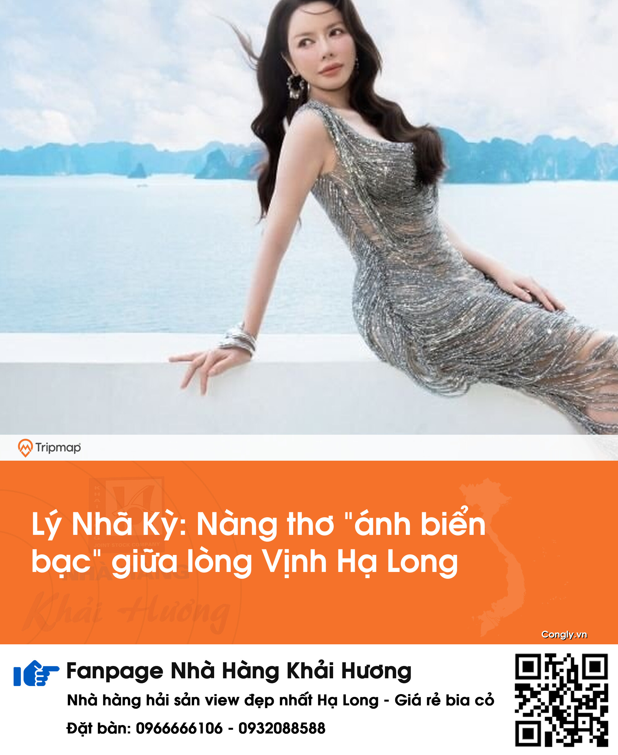Lý Nhã Kỳ: Nàng thơ "ánh biển bạc" giữa lòng Vịnh Hạ Long
