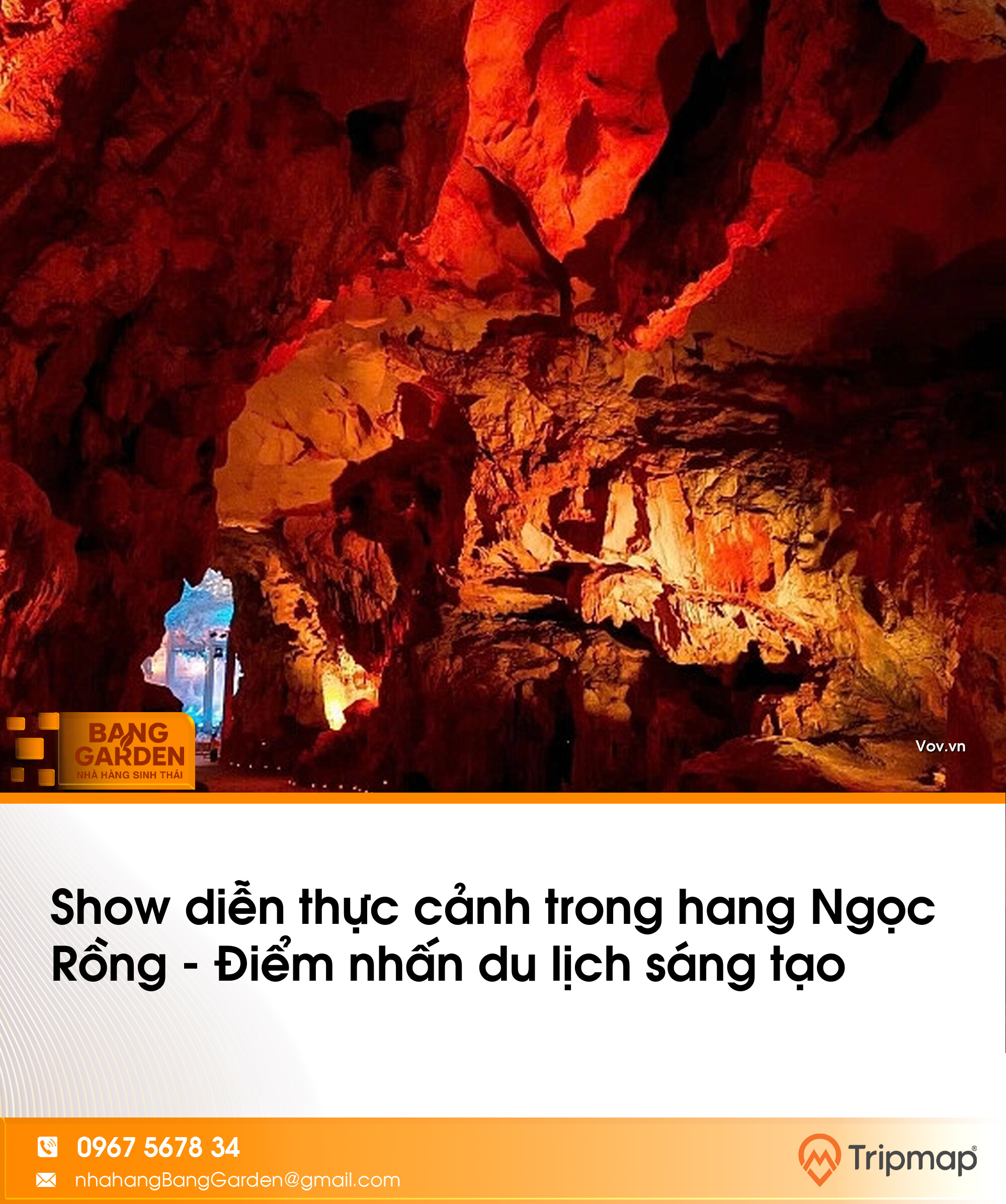 Show diễn thực cảnh trong hang Ngọc Rồng - Điểm nhấn du lịch sáng tạo
