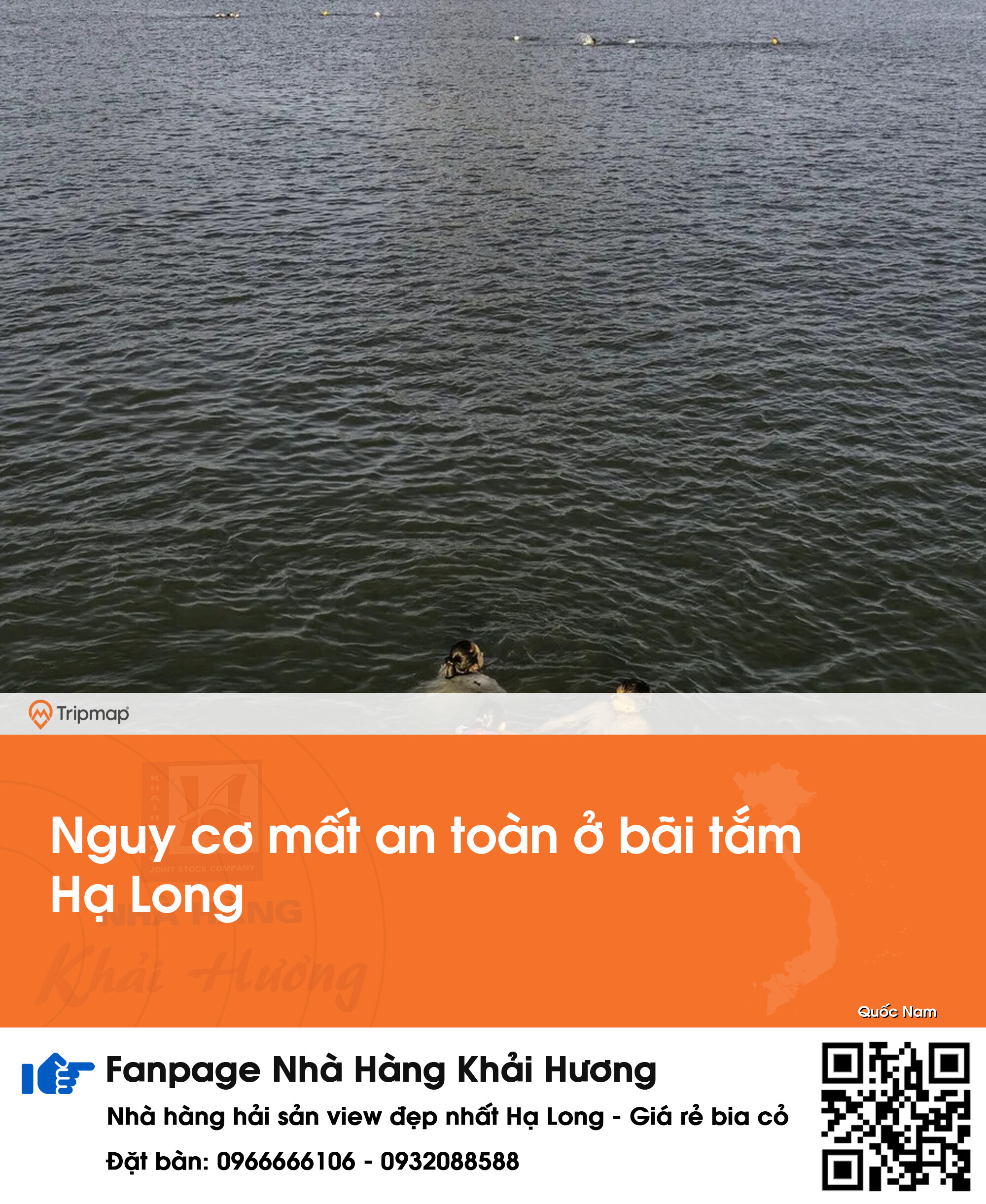 Nguy cơ mất an toàn ở bãi tắm Hạ Long